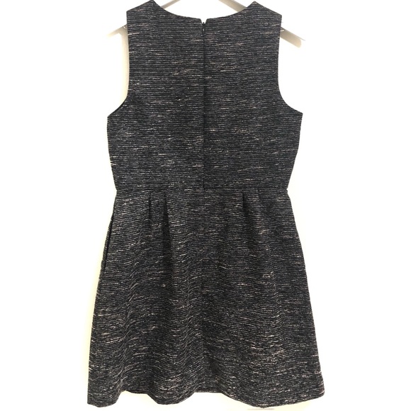 The Limited Black Shimmer Tweed Fit & Flare Dress - Picture 2 of 6